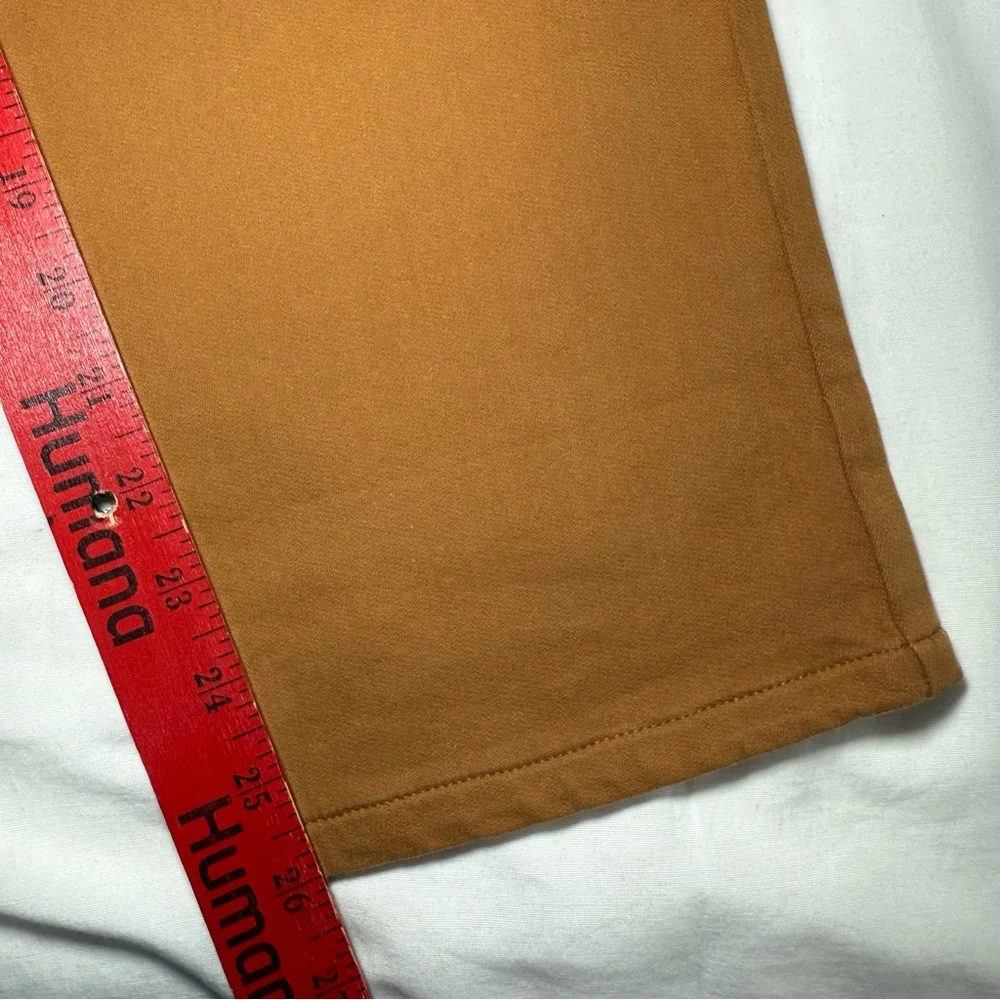 Eileen Fisher Organic Cotton Cozy Stretch Dark Clay Slim Pants Size 12P Casual - Picture 2 of 9